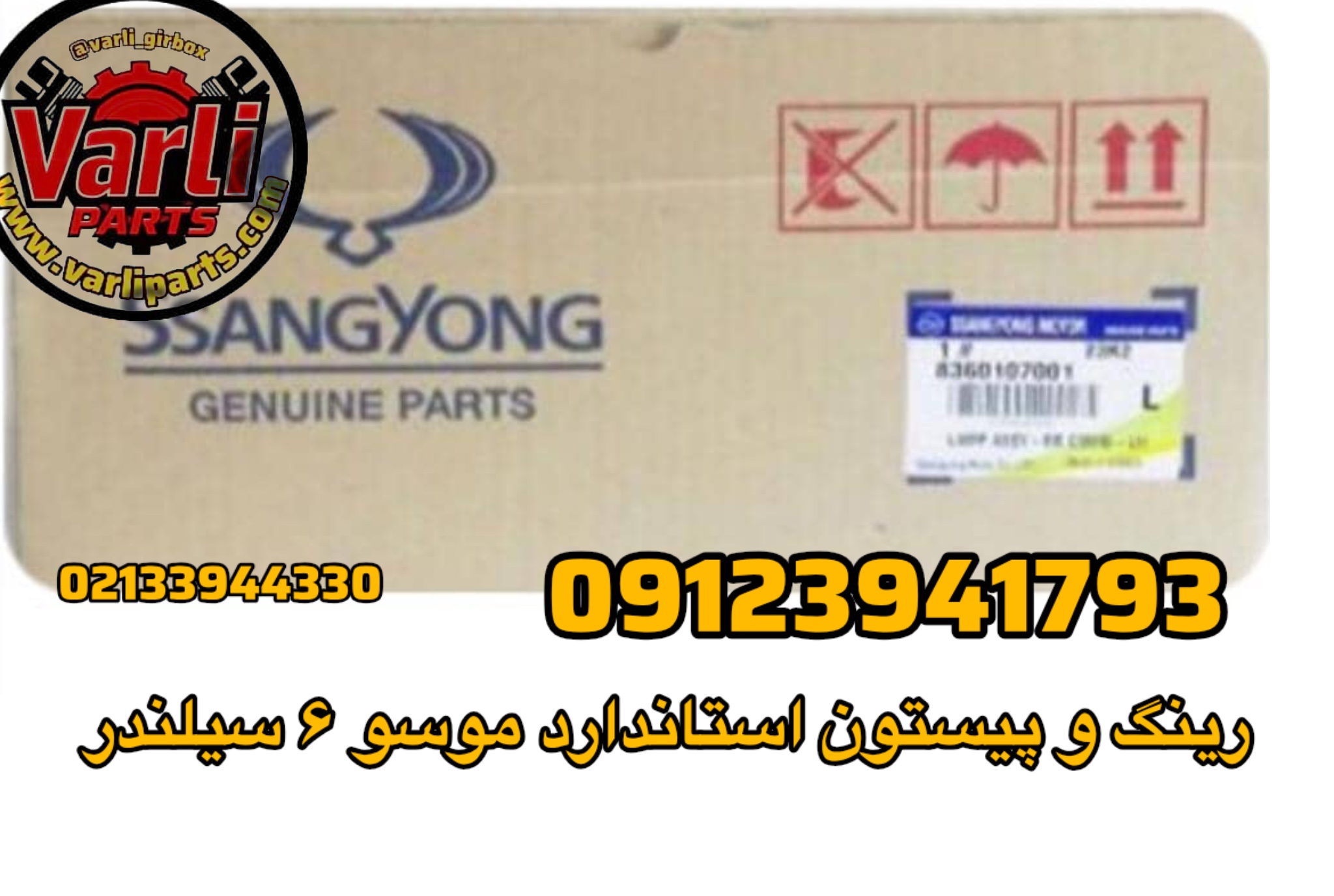 رینگ و پیستون استاندارد موسو ۶ سیلندر